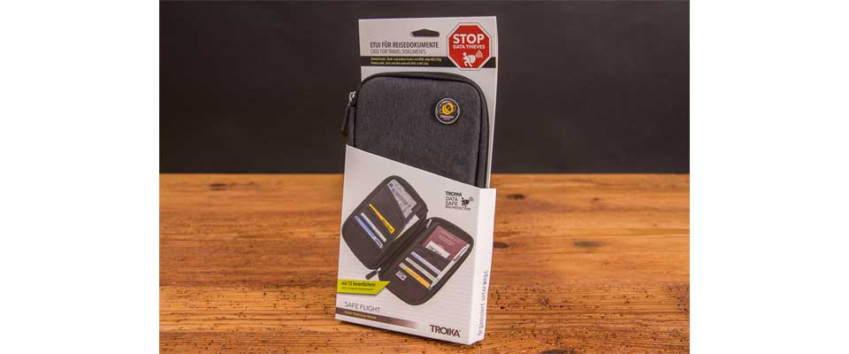 Troika Dokumentenetui in Verpackung mit original Oktoberfestlogo als Werbegeschenk.