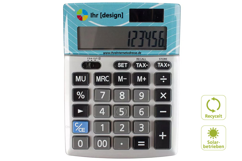 Werberechner SDC822M mit Logodruck