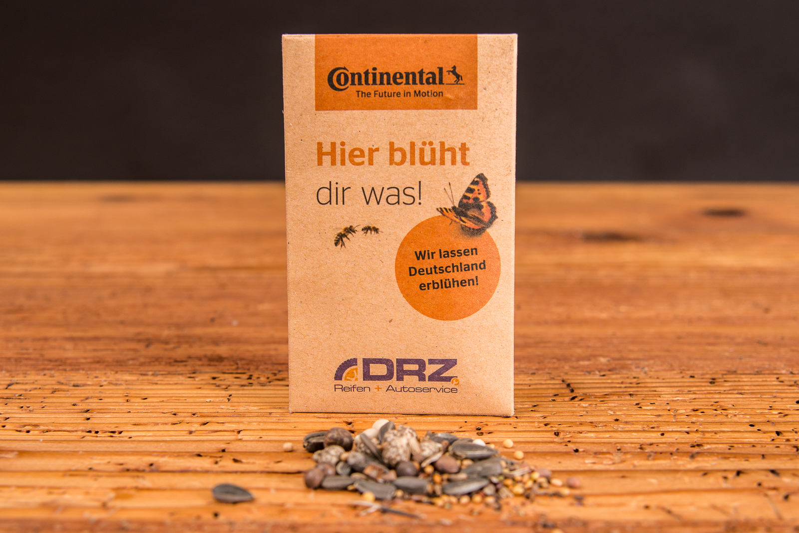 G&uuml;nstige Werbeartikel, Sament&uuml;tchen mit individuellem Druck als nachhaltige Werbegeschenke, Mailingartikel oder Mitarbeiterpr&auml;sente