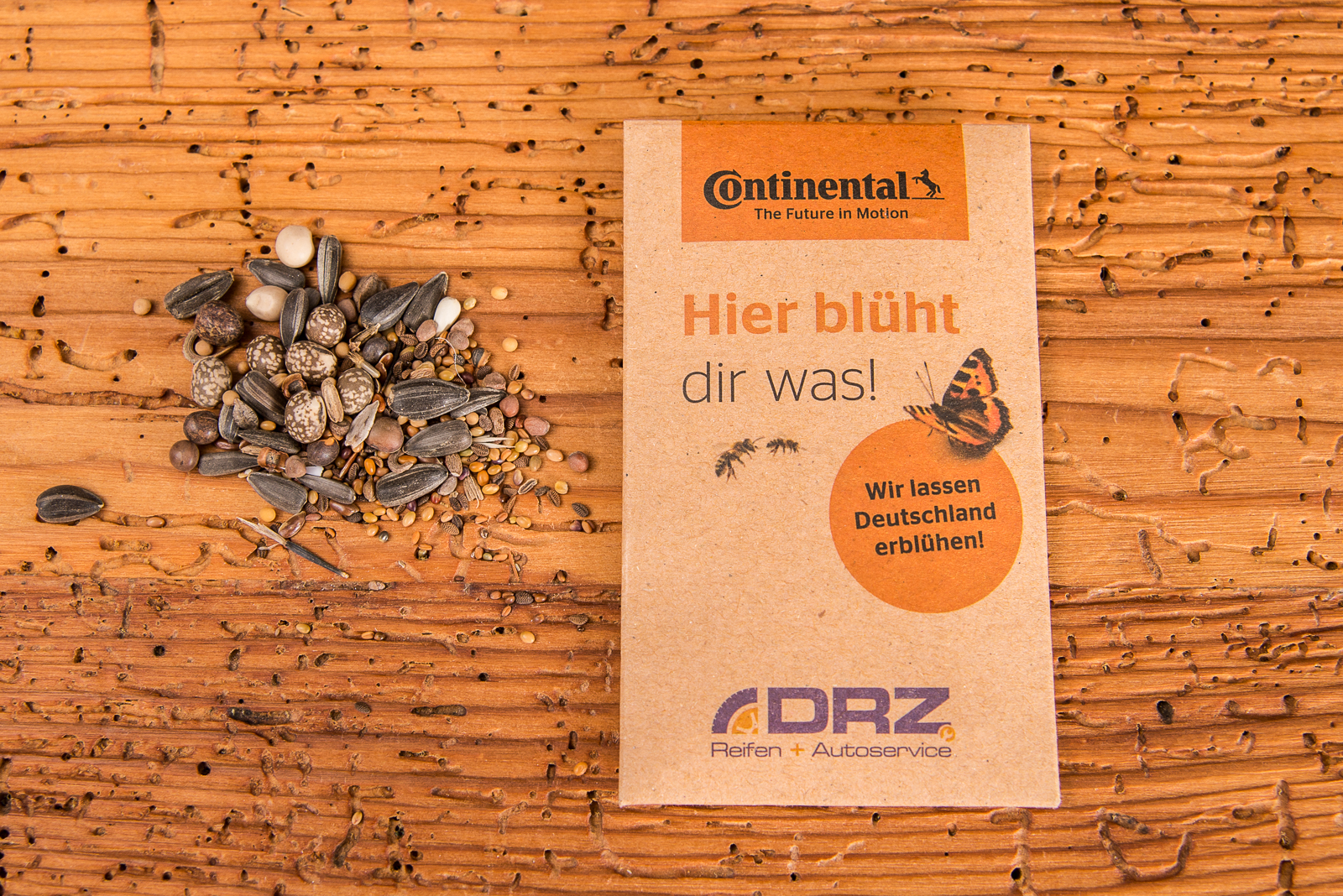 Klein aber Oho - kleine Samenbriefchen mit Logo f&uuml;r nachhaltige Werbegeschenke auf Messen, Veranstaltungen oder als Mailingartikel