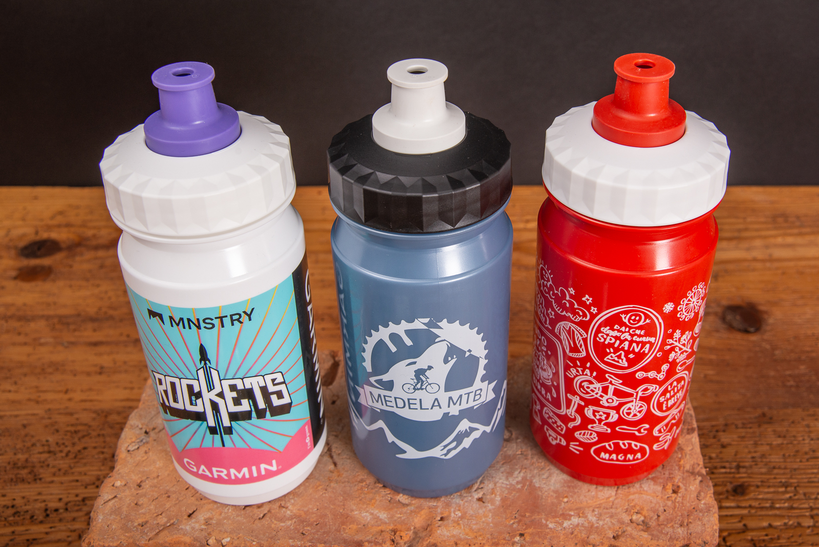 Auslaufsichere Trinkflasche aus Europa mit 360&deg; Logodruck als Give-Away auf Messen und Events