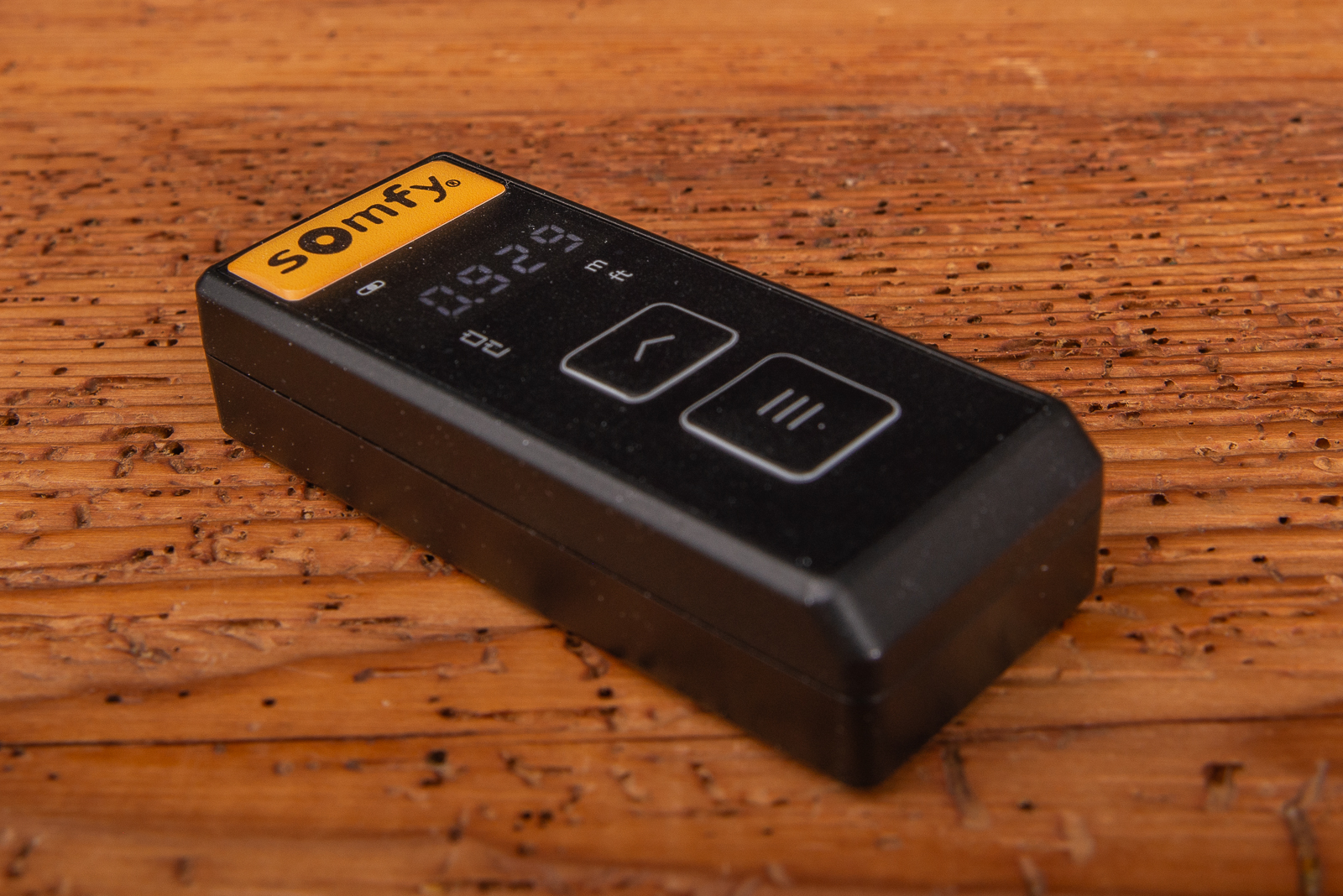 Laserd-Entfernungsmesser mit Logo-Doming als Werbegeschenk.