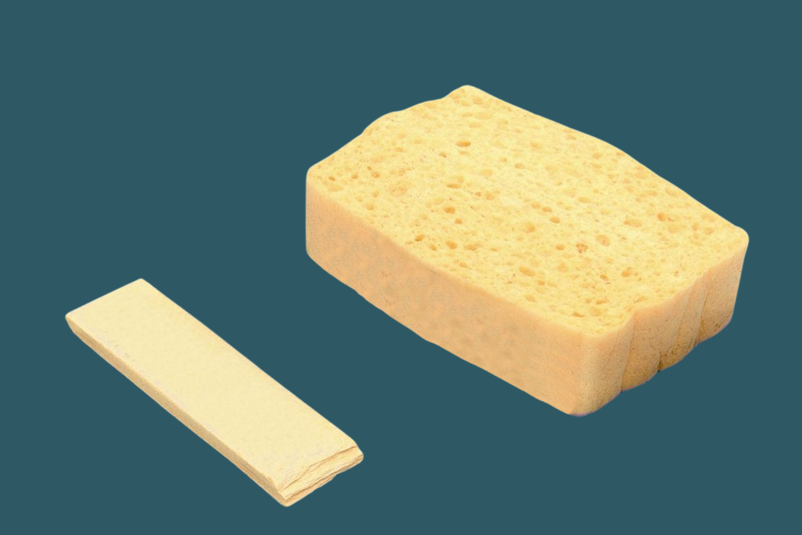 Gepresster Quellschwamm MIDI als Werbeartikel.