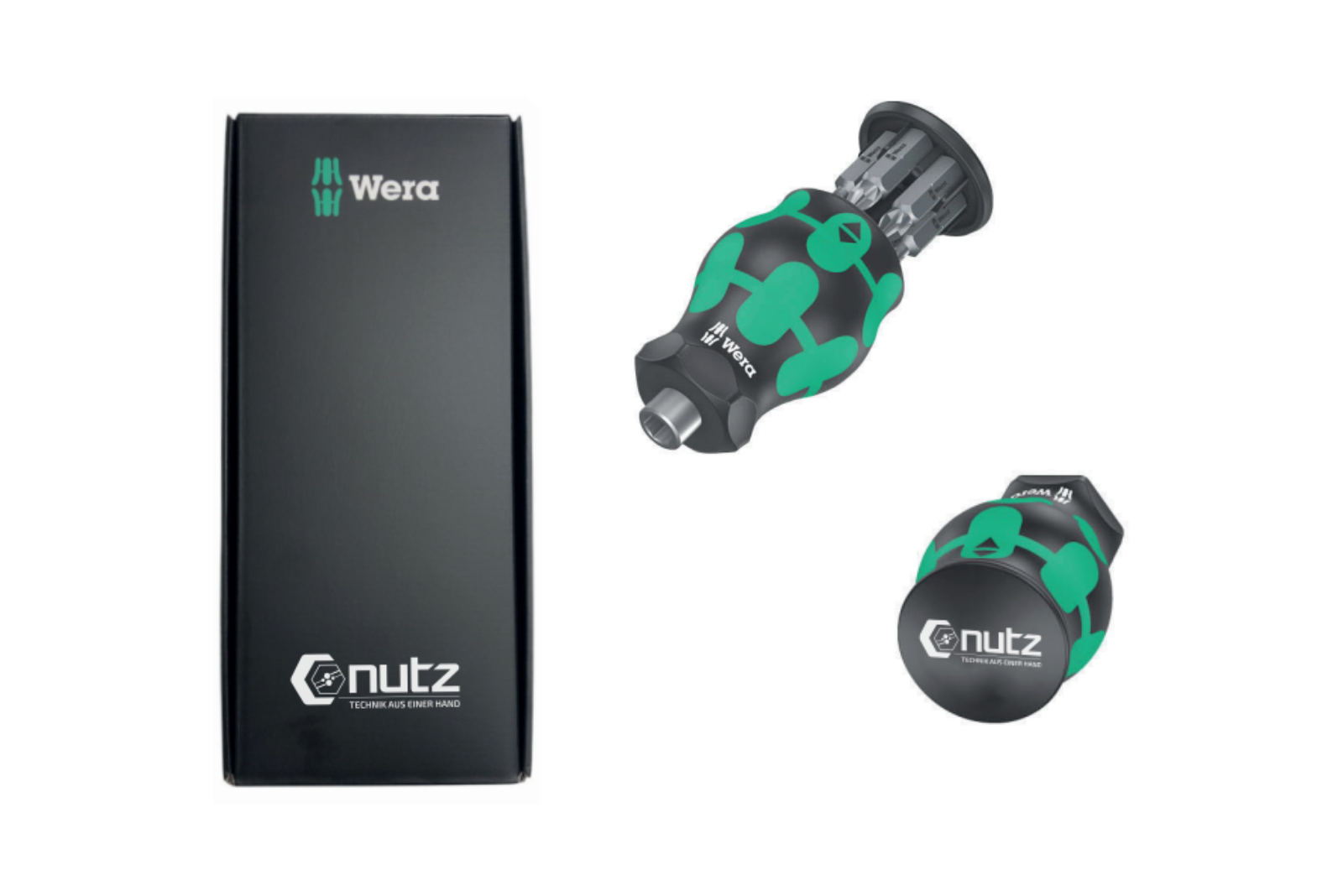 WERA Tool Set mit Logodruck auf Tools und Verpackung als Werbeartikel.