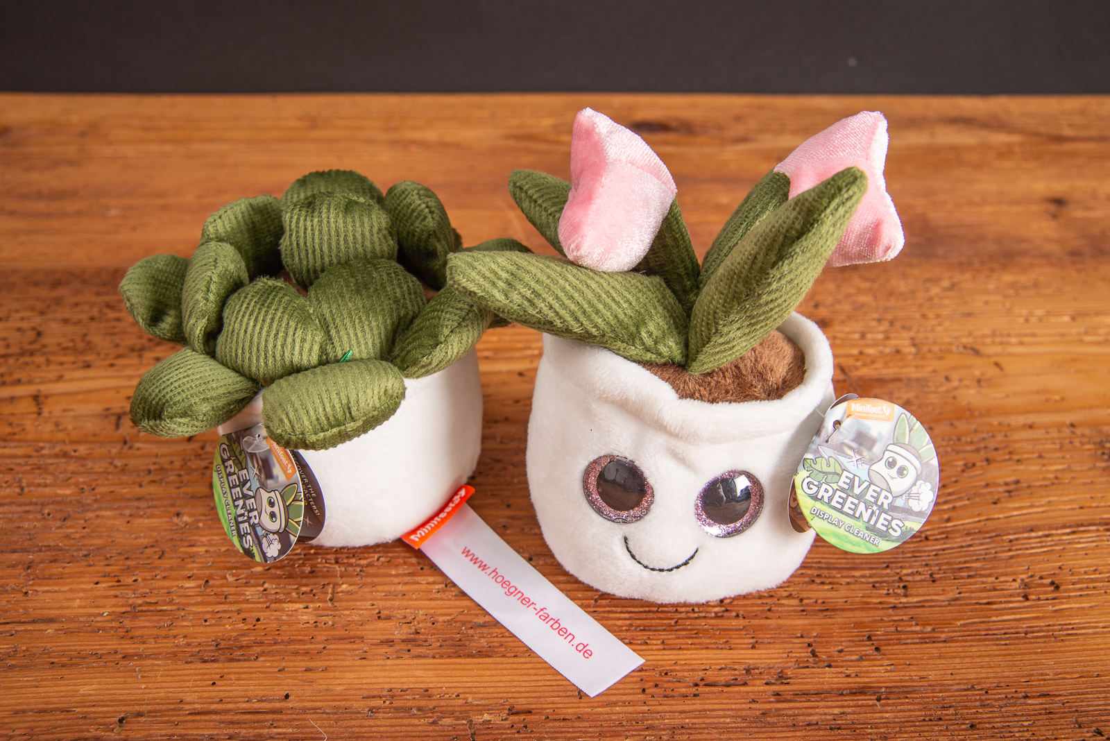 Schmoozies Evergreenies mit Logodruck Referenz Farben Hoegner.