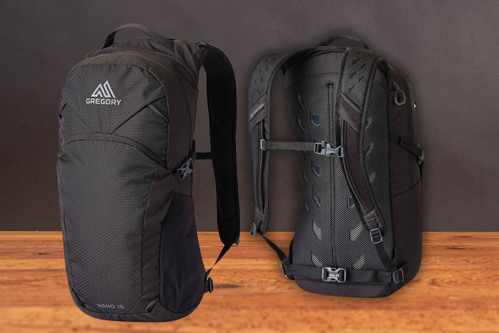 GREGORY Nano 18 Rucksack mit Logo als Werbegeschenk.