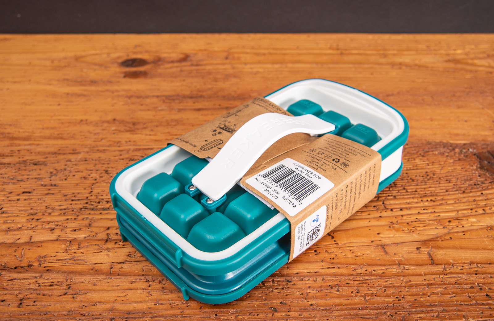 IceBreaker&reg; Pop in T&uuml;rkis geschlossener Eisw&uuml;rfelbeh&auml;lter mit Tragegriff als Werbegeschenk f&uuml;r Mitarbeiter und Kunden