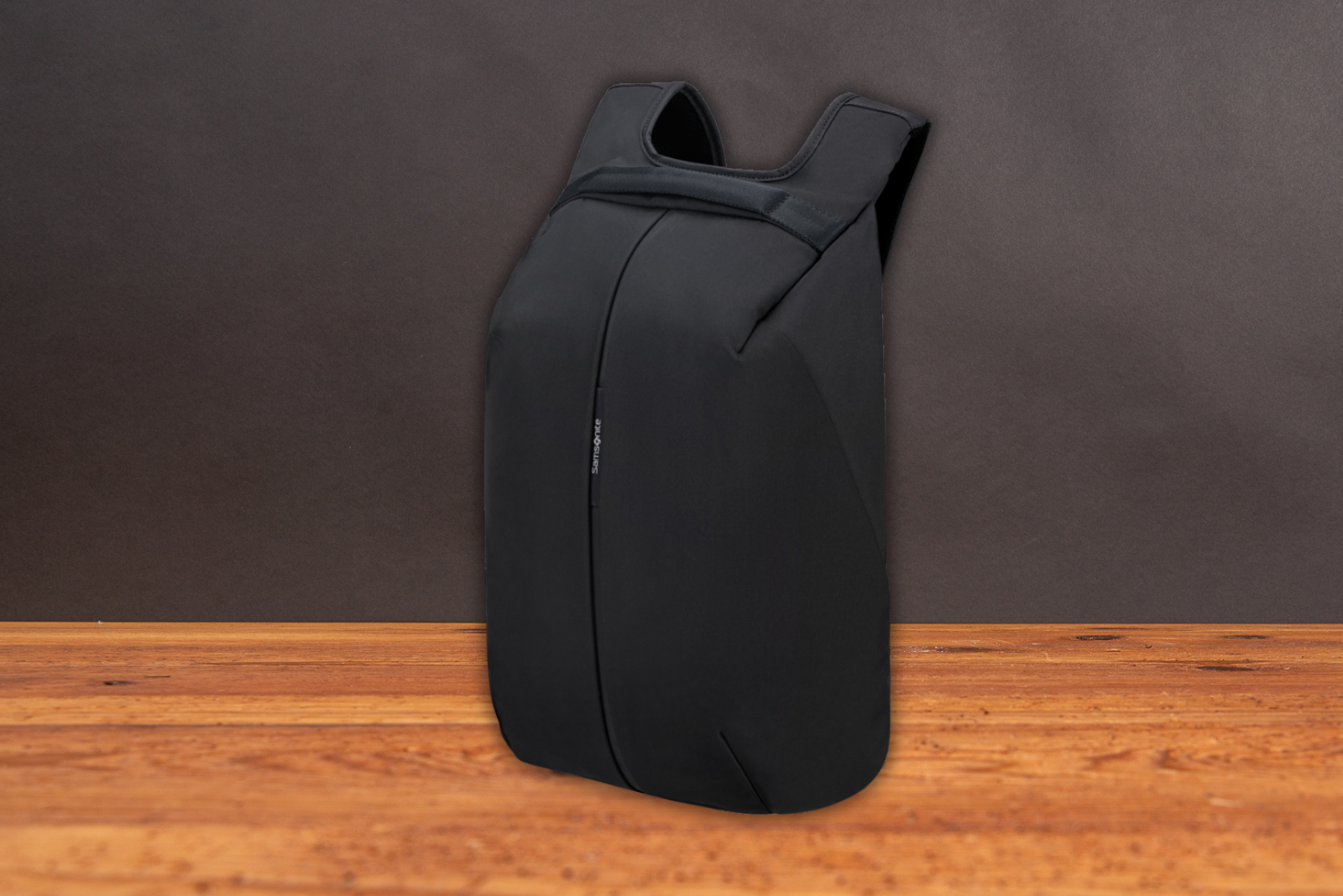 Schwarzer Samsonite Securipak 2.0 als Werbeartikel.