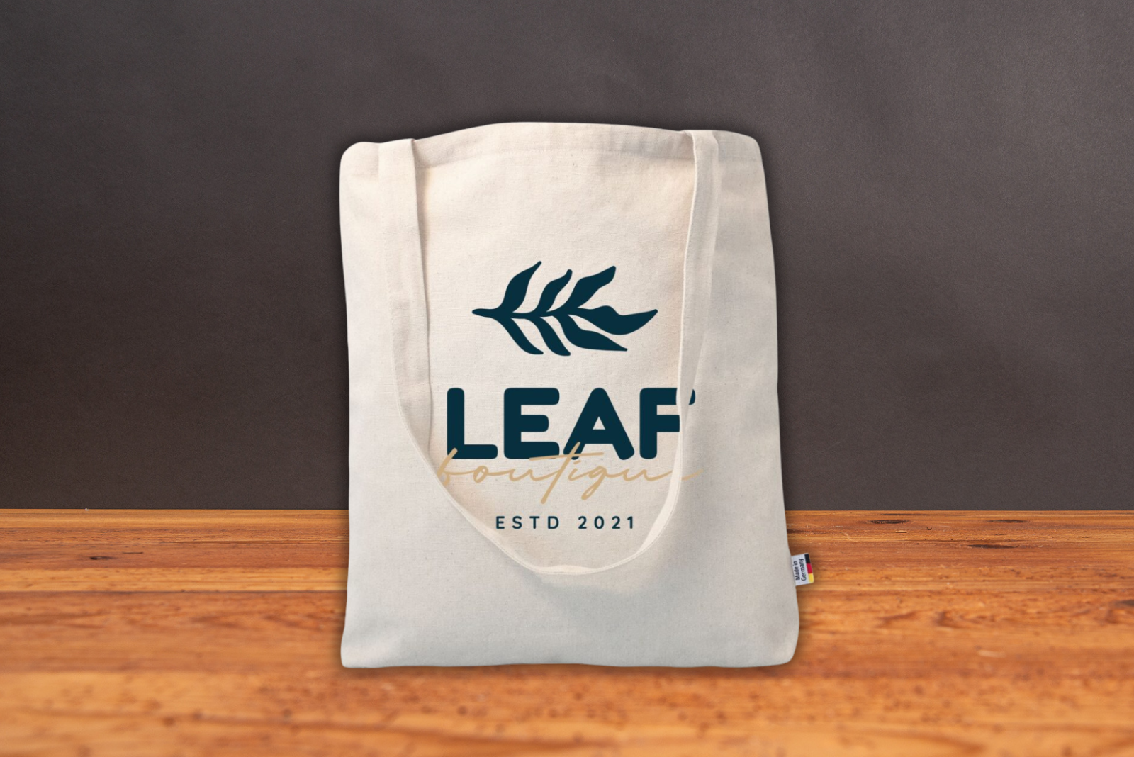 Bedruckte Baumwolltasche Mister Bags Ludwig mit Logodruck &ndash; umweltfreundlich und fair produziert in Deutschland.