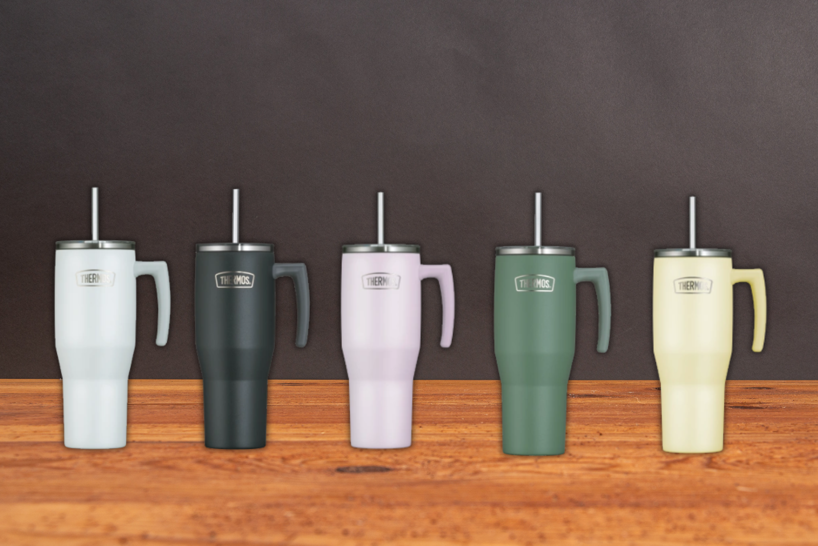 Thermos Refreshing Series Thermobecher in verschiedenen Farben als Werbeartikel.