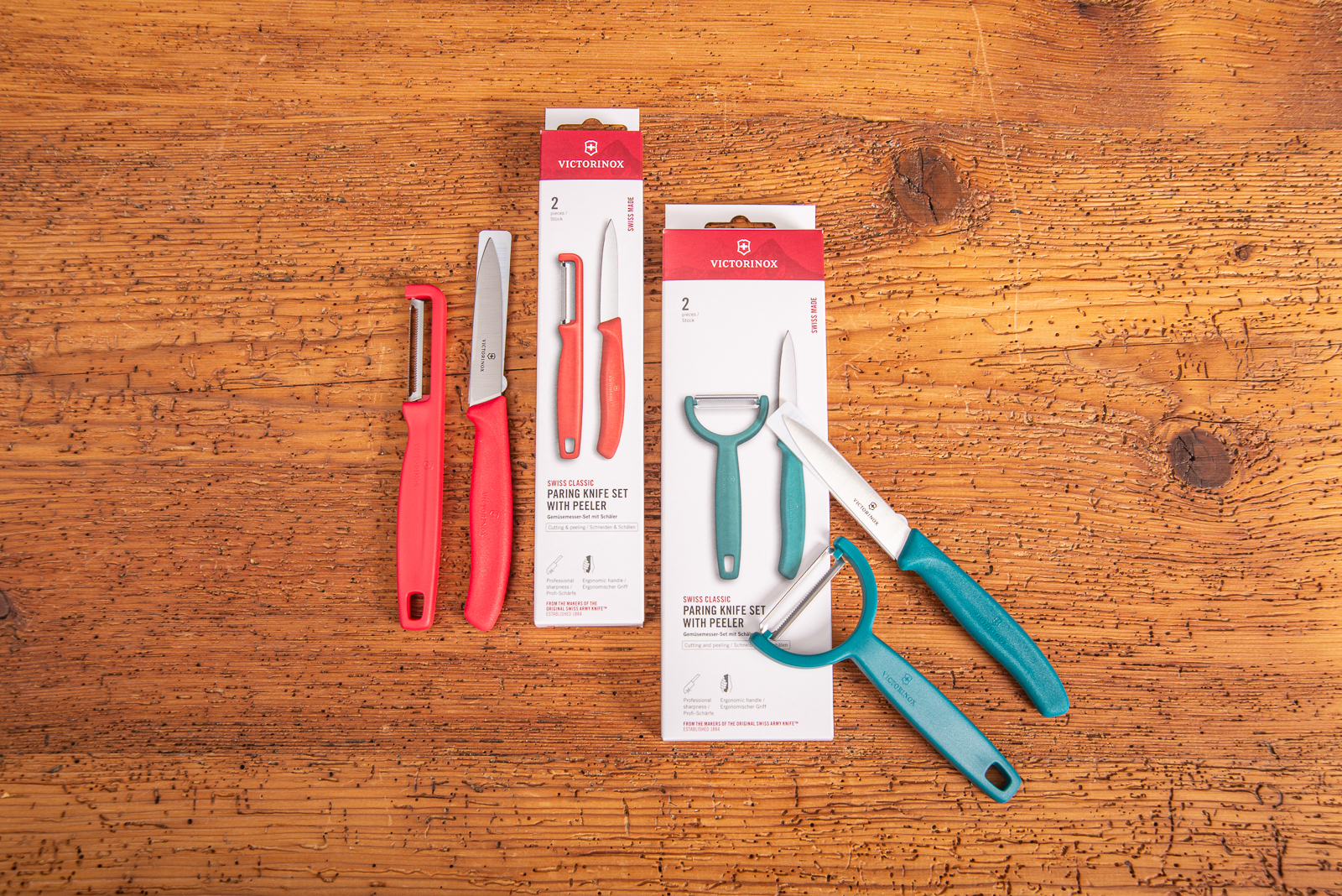 Ergonomische Victorinox Messer-Sets f&uuml;r Gem&uuml;se und Obst &ndash; inklusive Sch&auml;ler