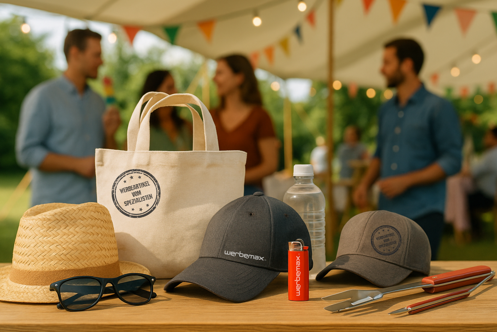 Werbeartikel f&uuml;r das Mitarbeiterfest.