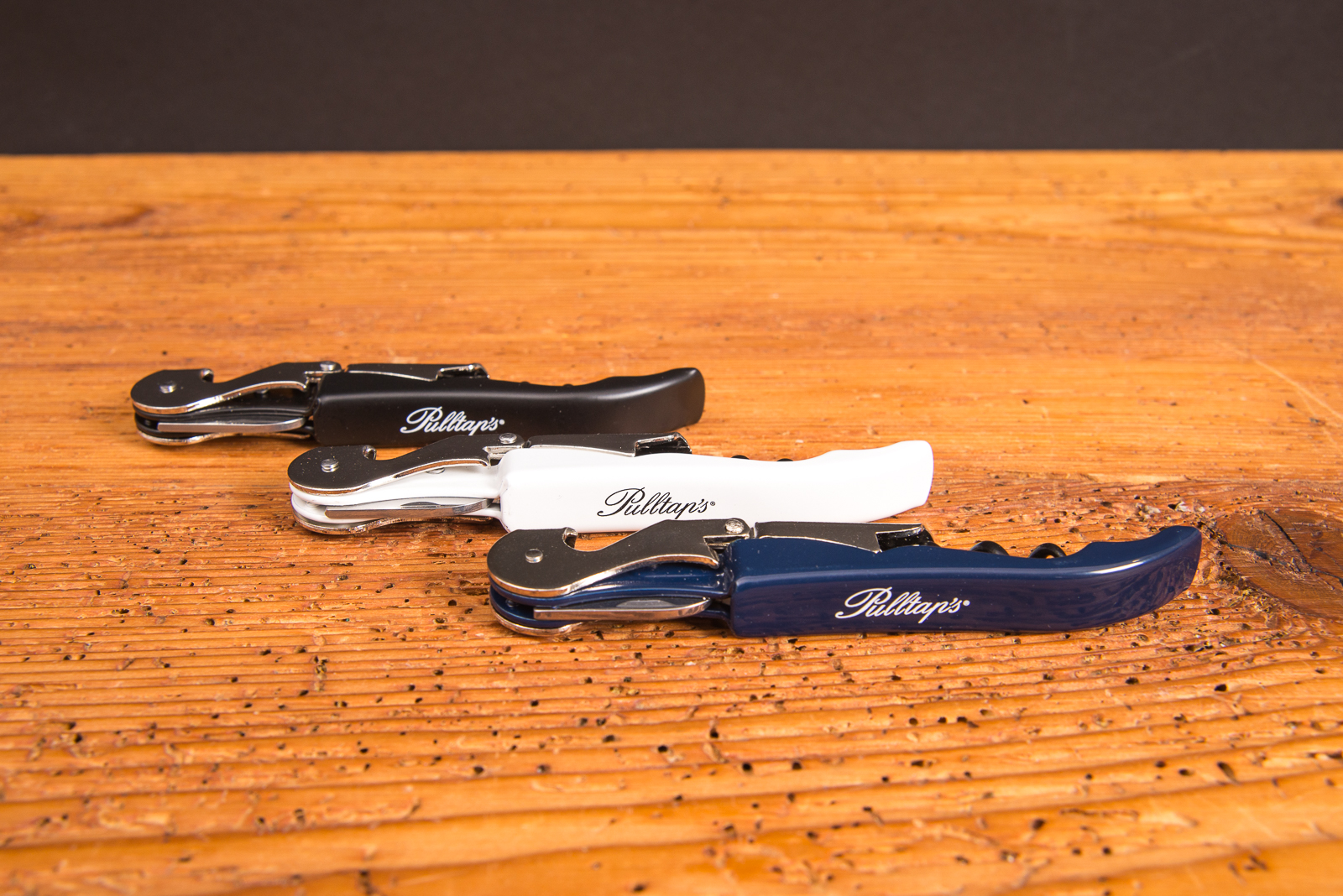 Original Pulltaps Kellnermesser in drei Farben &ndash; professioneller Korkenzieher mit Doppellift-System, ideal personalisierbar als Werbeartikel bei werbemax.