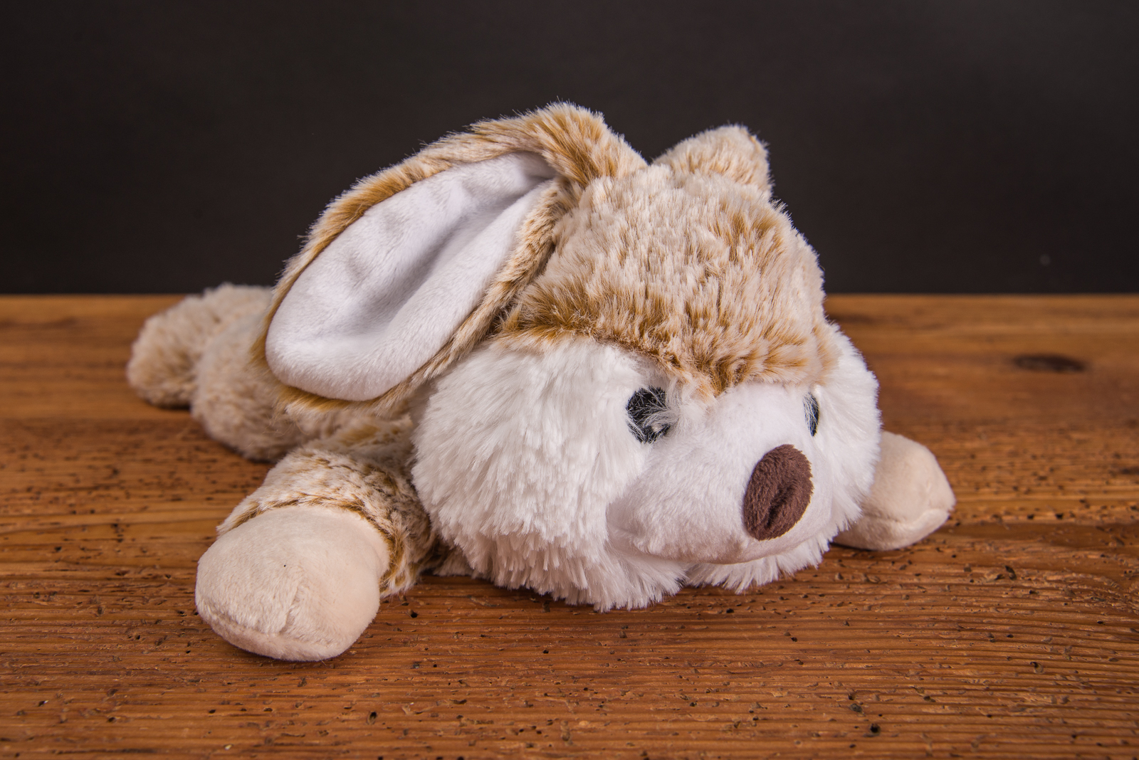 Habibi Plush W&auml;rmekuscheltier Hase &ndash; W&auml;rmekissen Mikrowelle mit nat&uuml;rlicher Hirsef&uuml;llung als Werbeartikel