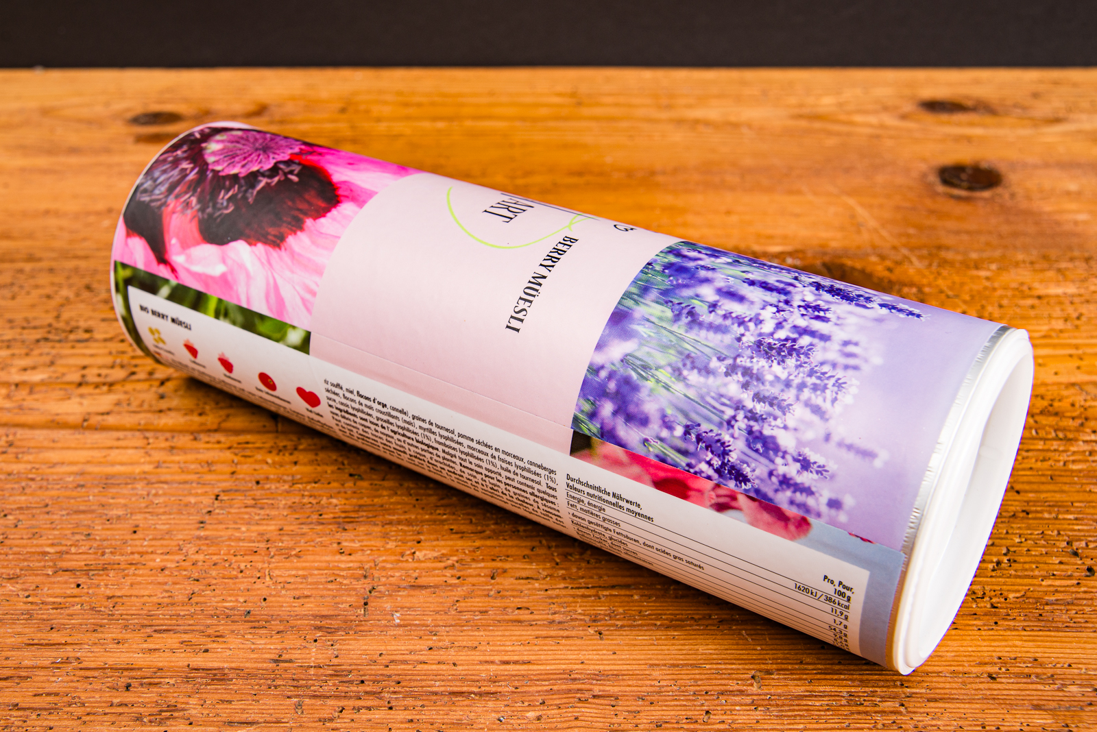 mymuesli Dose im individuellen Design &ndash; personalisierbares M&uuml;sli f&uuml;r kreative Markenpr&auml;sente.