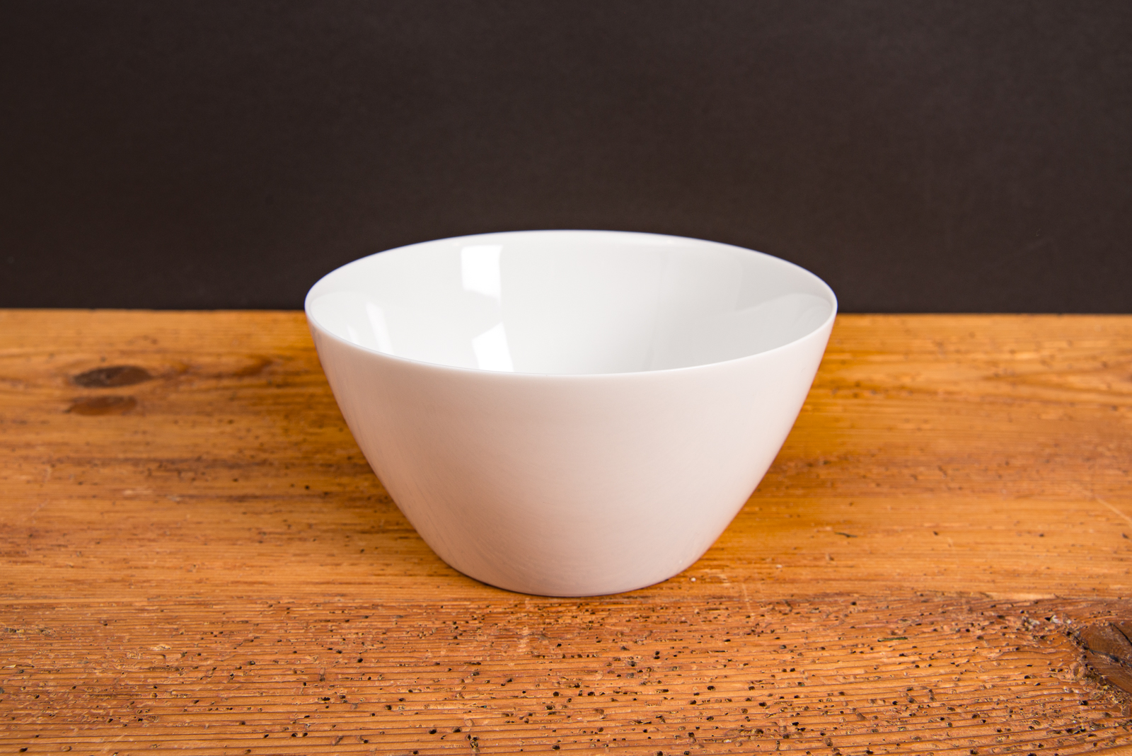 Seltmann Weiden M&uuml;slischale Lido in Wei&szlig; aus Hartporzellan &ndash; sp&uuml;lmaschinenfestes Geschirr Made in Germany als Werbeartikel.