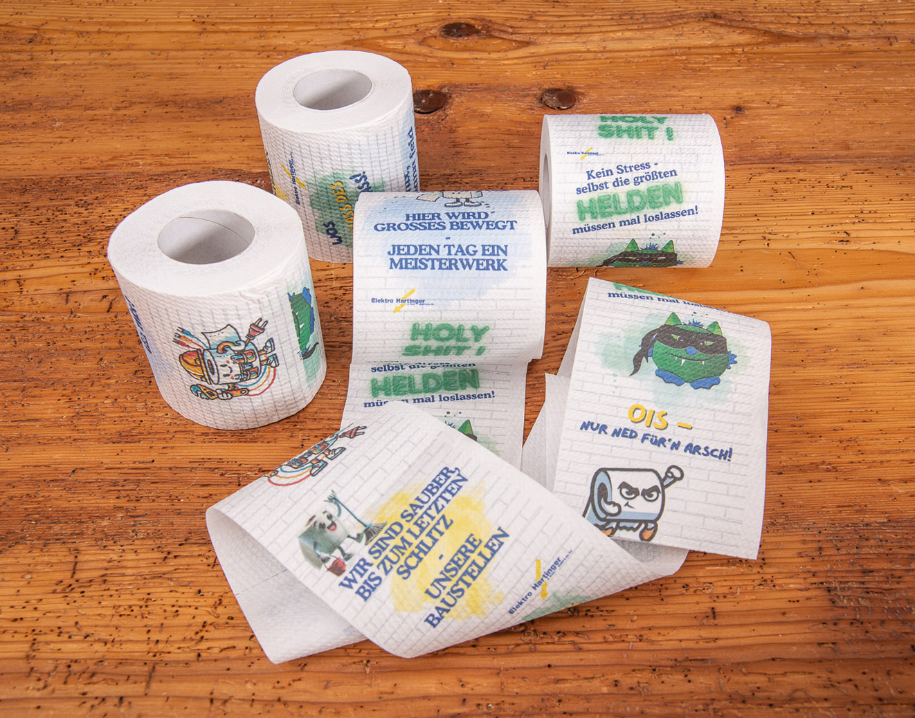 Toilettenpapier als Merch f&uuml;r den German Marketing Award 2025 von werbemax.