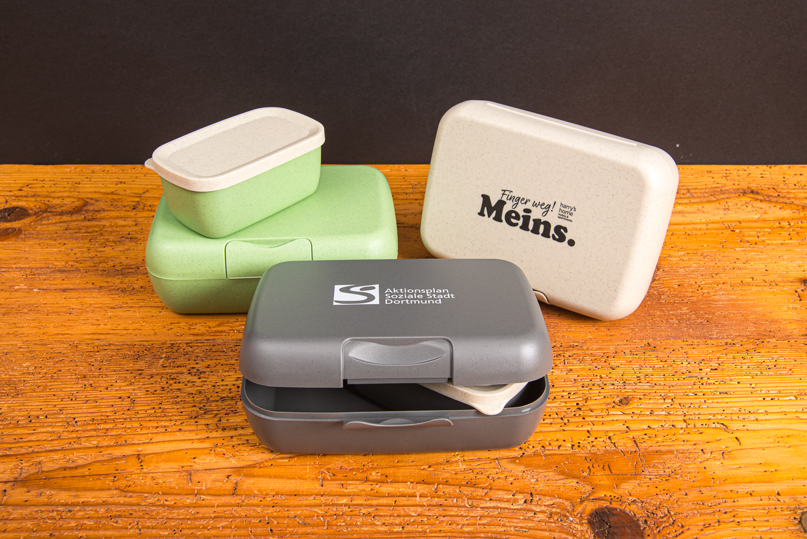 koziol CANDY Lunchbox mit Logo &ndash; nachhaltiges Mitarbeitergeschenk f&uuml;r Unternehmen.