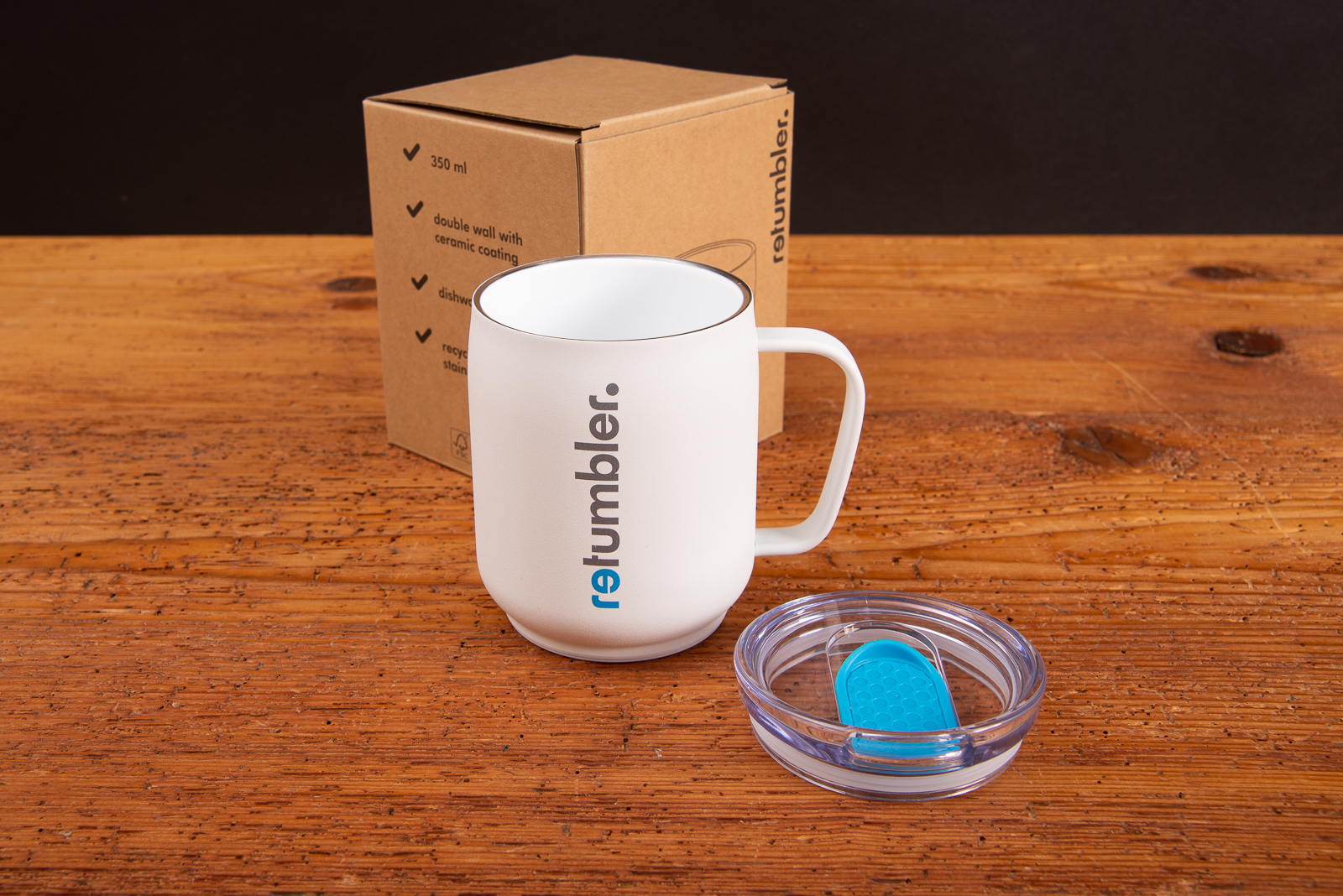 Thermotasse mit Logo und Geschenkverpackung als personalisierter Thermobecher f&uuml;r Unternehmen