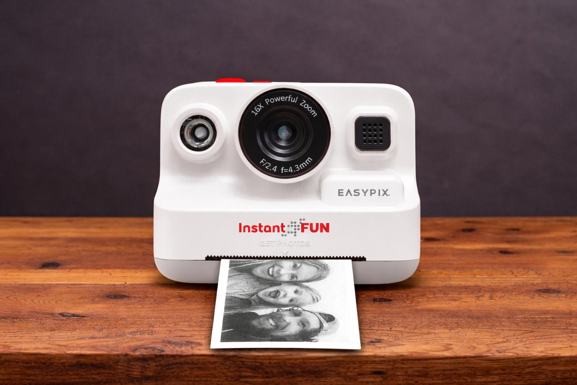 Easypix Sofortbildkamera als kreative Werbeartikel-Pr&auml;mie &ndash; kompakte Kamera mit Sofortbildfunktion f&uuml;r besondere Kundengeschenke.