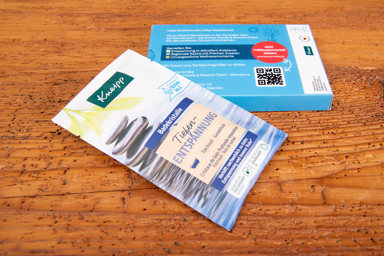 Kneipp Badesalz mit Logo in personalisierter Kartonage &ndash; nachhaltiges Werbemittel Pflegeprodukt