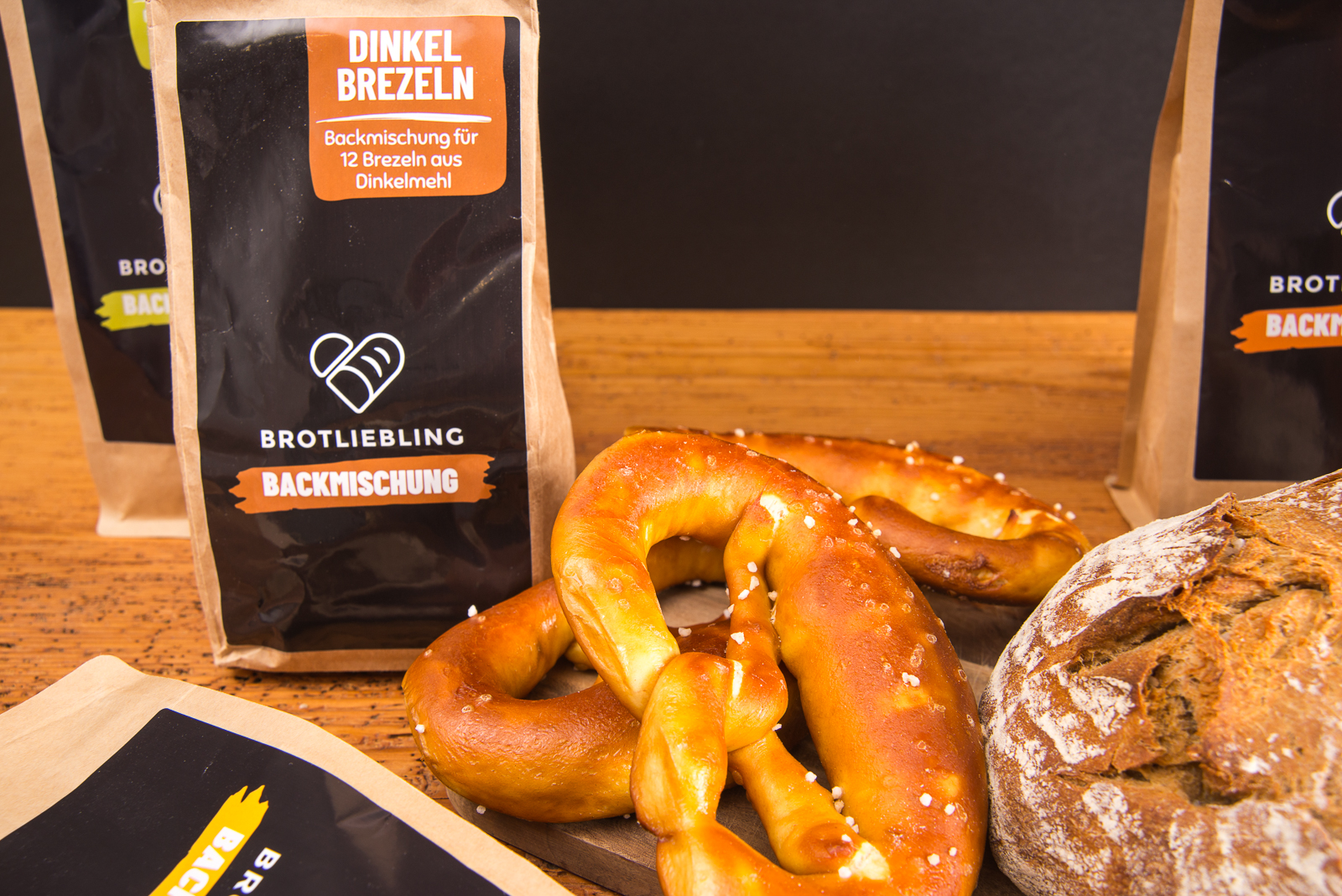 Brotliebling Brezenbackmischung mit Logo als individueller Werbeartikel