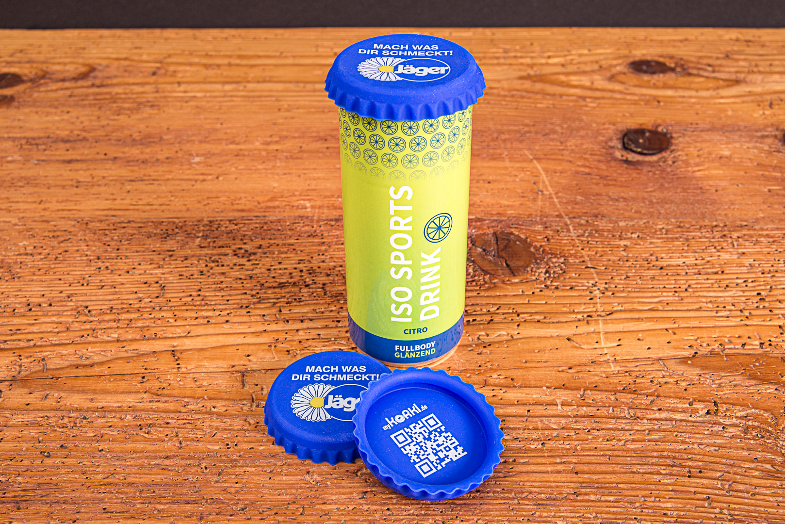 Korki Can Silikon Deckel f&uuml;r Getr&auml;nkedosen mit Logo &ndash; praktischer Dosenverschluss als Werbeartikel.