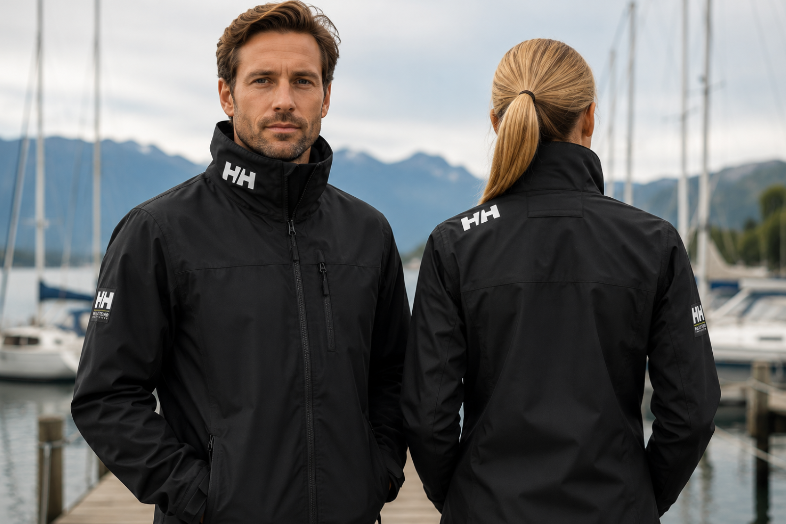 Helly Hansen Segelbekleidung mit Logo am Chiemsee f&uuml;r Vereine und Outdoor-Unternehmen.