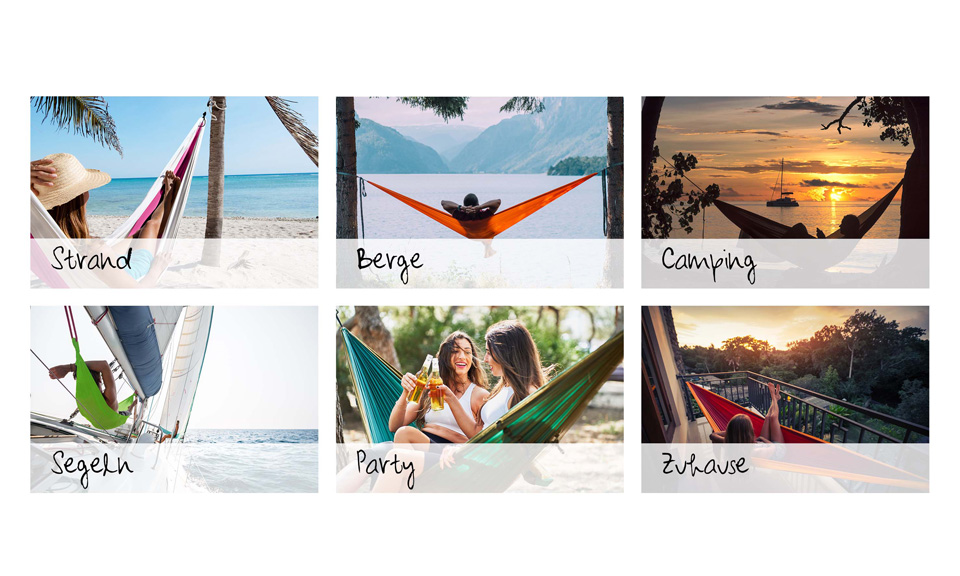 Einsatzm&ouml;glichkeiten H&auml;ngematte