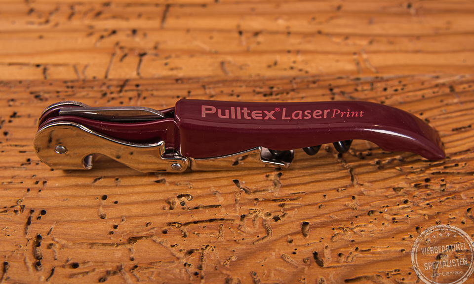 Pulltap Kellnermesser bordeaux mit Logo