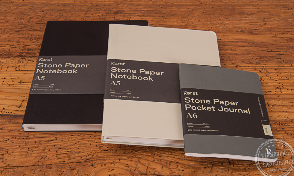 Steinpapier Notizb&uuml;cher