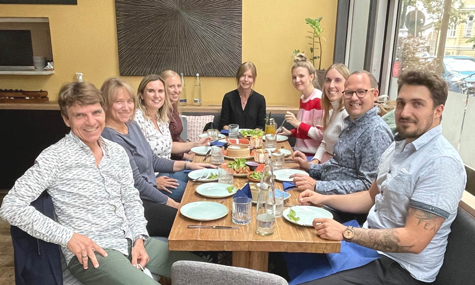 Jubil&auml;umsessen des werbemax Teams