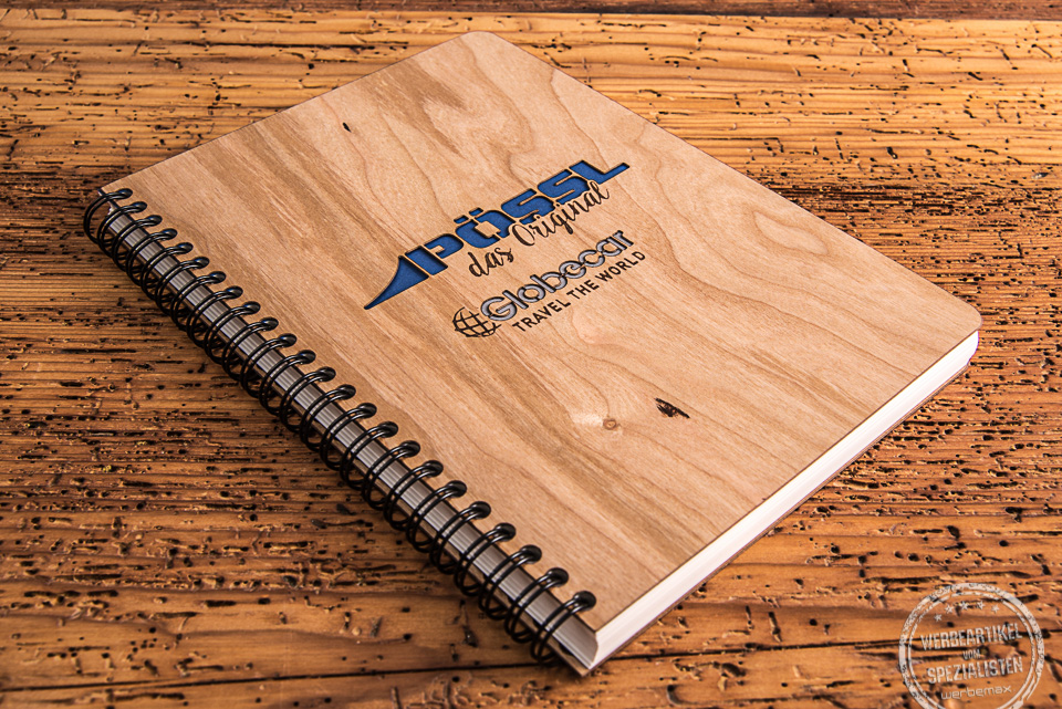 Notizbuch mit Lasergravur