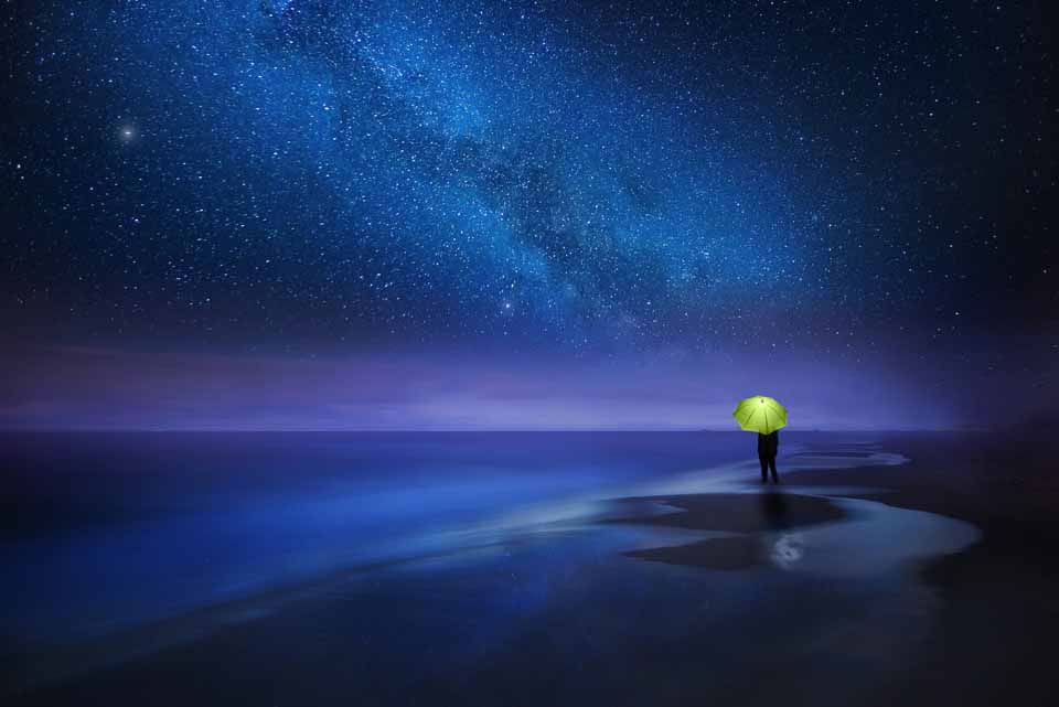 FARE Skylight Stockschirm mit Innenbeleuchtung als Werbegeschenk bietet Sichtbarkeit und Schutz in der Dunkelheit