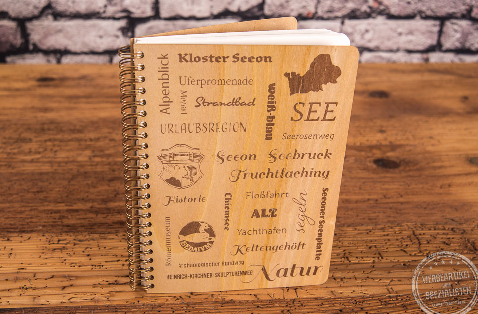 Holzbuch Lasergravur