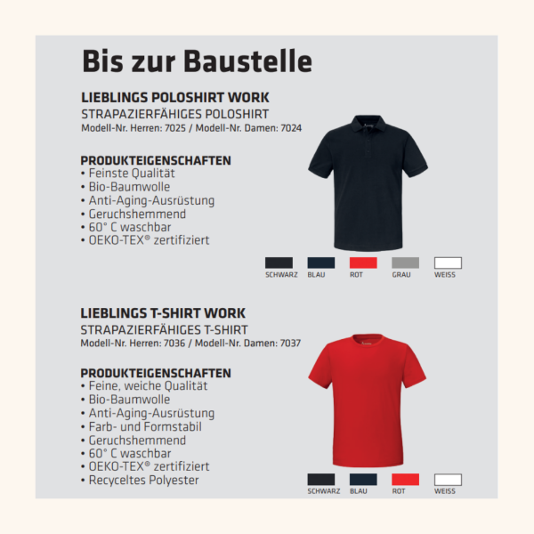 Lieblings-Polo-Shirts Workwear Schöffel PRO