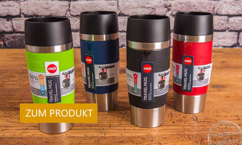 Emsa Travel Mugs in vielen Farben als Werbegeschenk mit Logo bedrucken