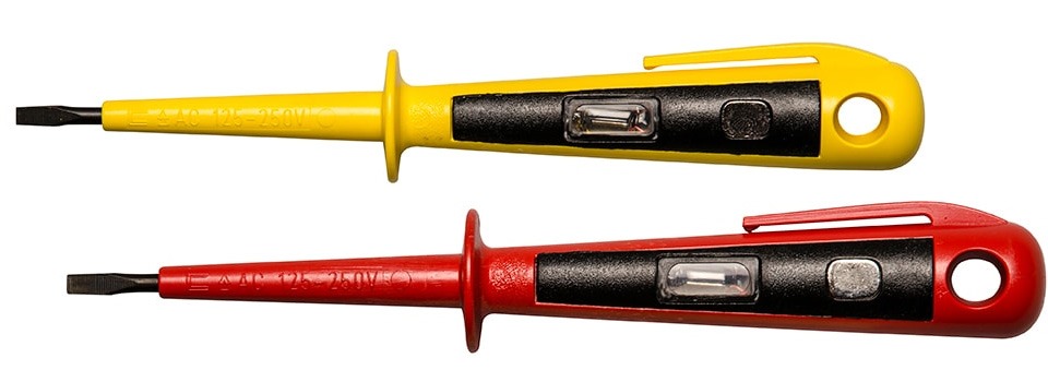 Hardenbruch Phasenprüfer Nr. 400 in gelb und rot