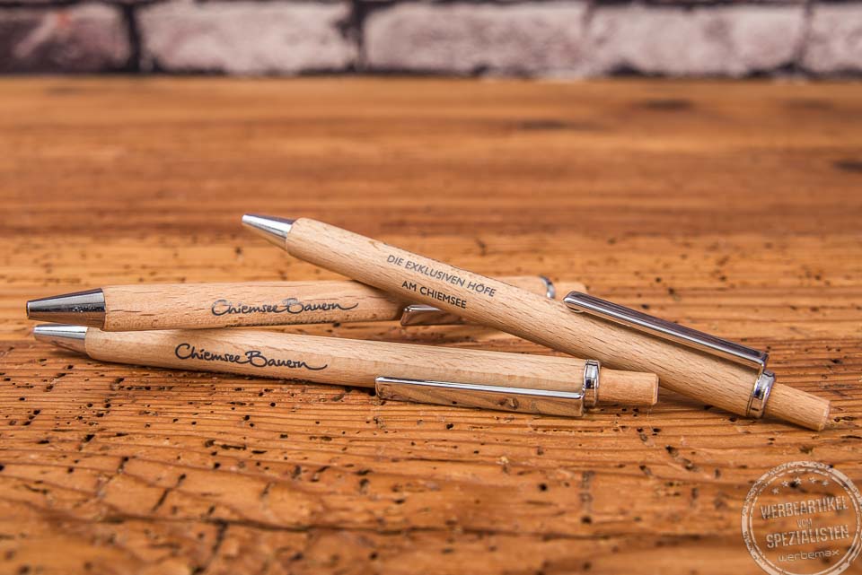 Holzkugelschreiber bedruckt