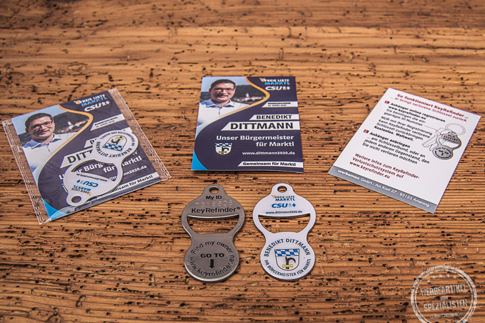 Keyrefinder Werbemittel