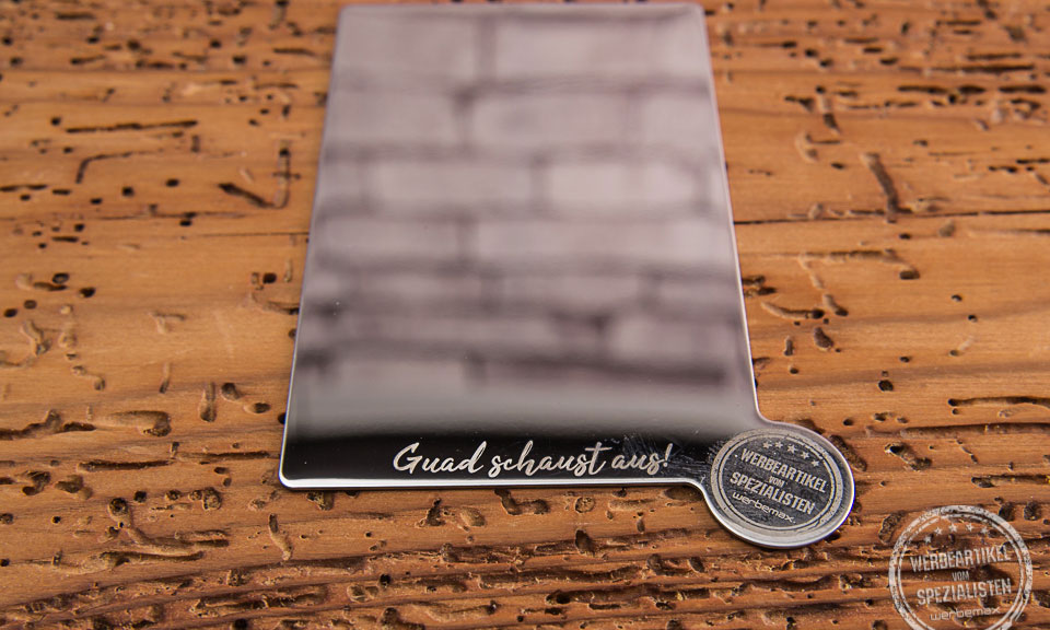 Valentinstagsgeschenk mit Firmenlogo