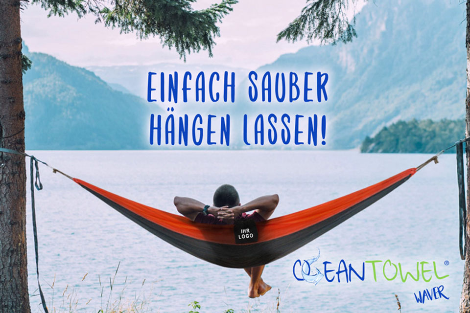 Ocean Towel Waver H&auml;ngematte Stimmungsbild