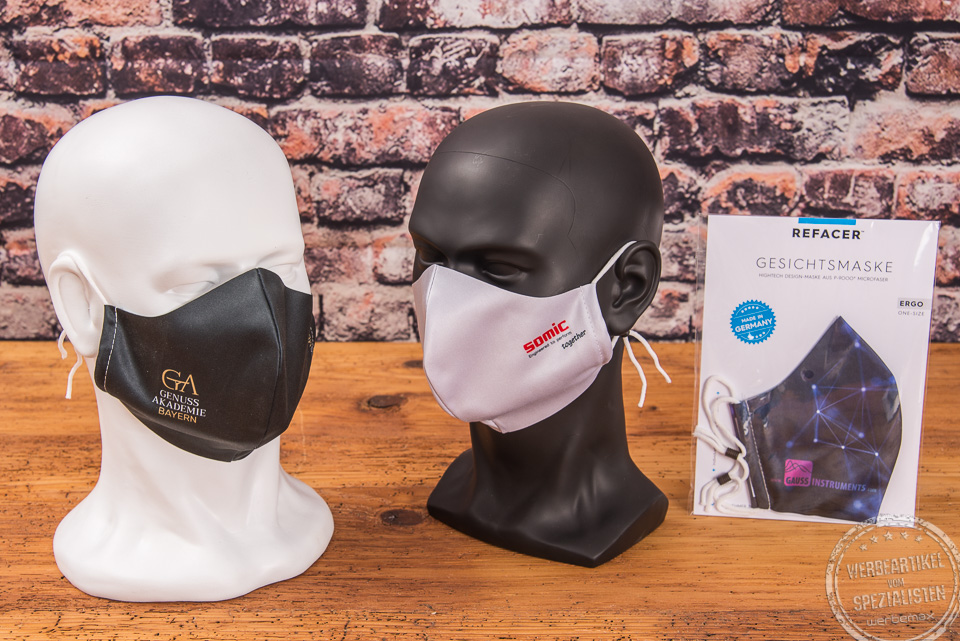 refacer maske werbegeschenk