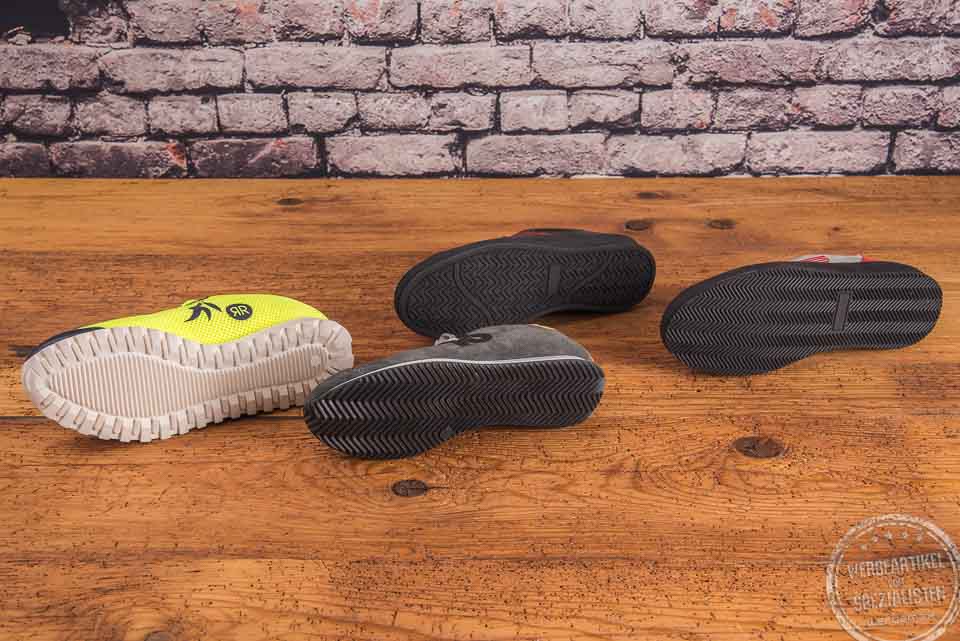 Mitarbeiterschuhe Sohlenvarianten