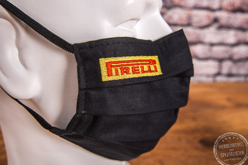 bestickte communitymaske