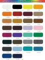 Farbkarte f&uuml;r individuell bedruckbare Hutb&auml;nder 