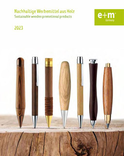 e+m Holzprodukte Katalog 2023