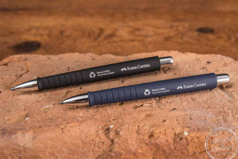 Kugelschreiber als Werbeartikel Poly Ball  Recycling Faber-Castell