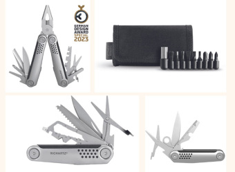 Richartz Struktura tool 25+, Struktura knife 15+ und Struktura knife 8+ als Werbeartikel. 