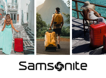 Samsonite Koffer Taschen Rucksäcke als Werbeartikel